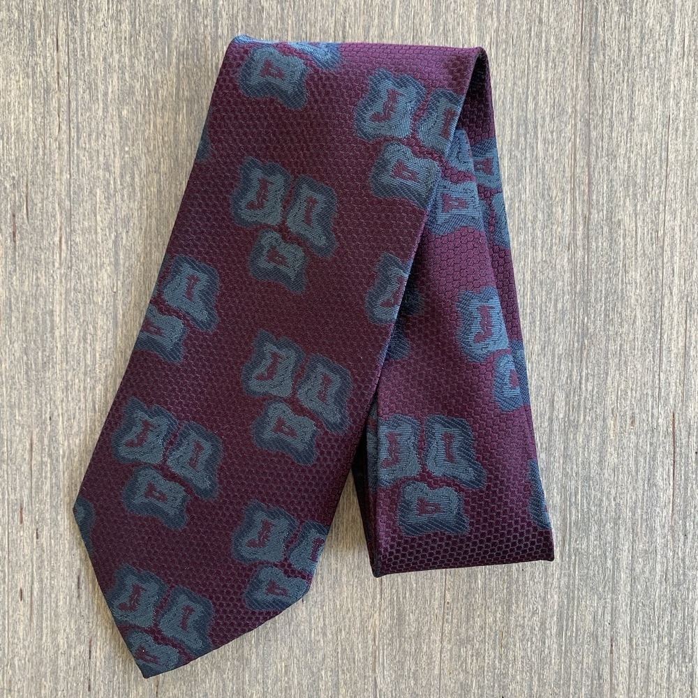 Giorgio Armani Cravatte Purple 100% Silk Neck Tie 3.5"x55" - Made in Italy